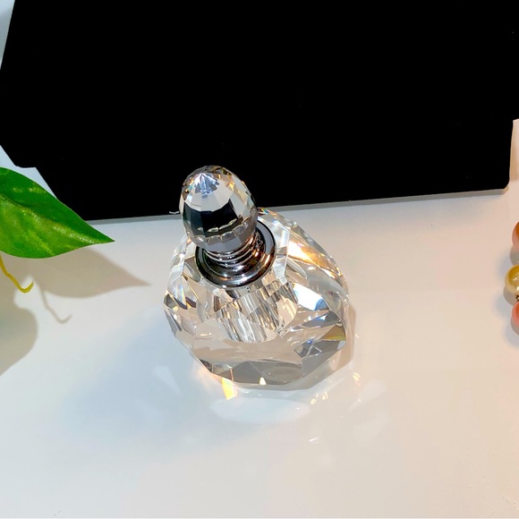 Other - Vtg - Crystal Glass Perfume Bottle - New